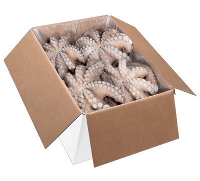 Pulpo en flor congelado IQF